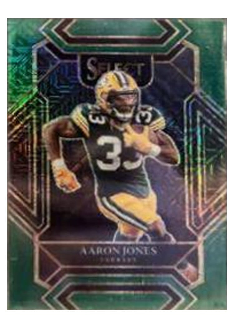 2021 Panini Select Base Set Aaron Jones #214 card