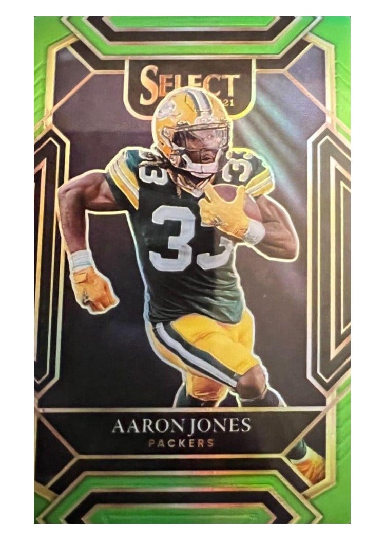 2021 Panini Select Base Set Aaron Jones #214 card