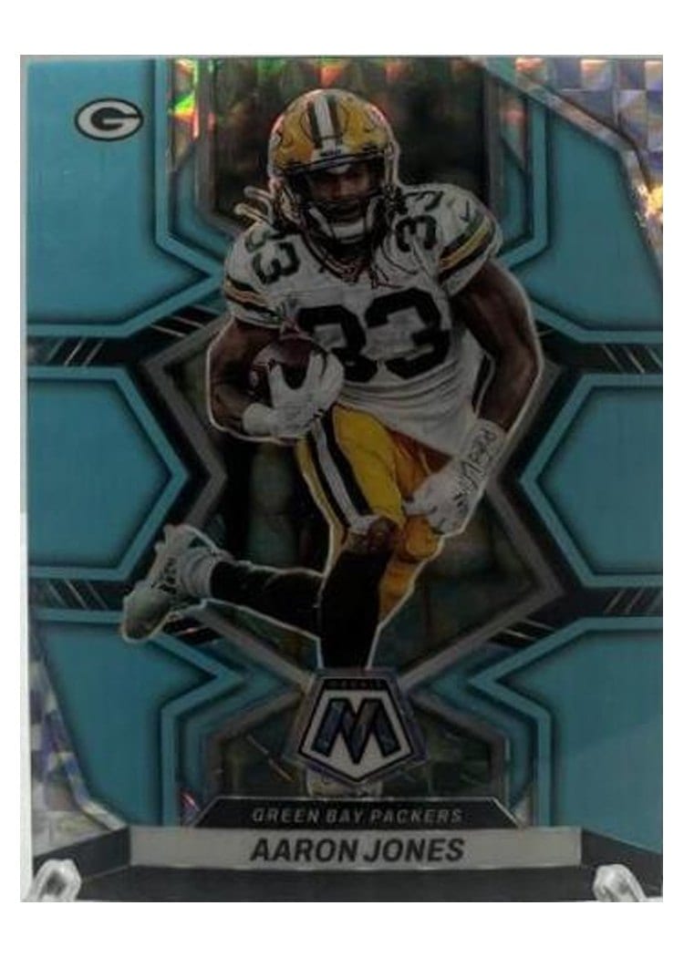 2022 Panini Mosaic Base Set Aaron Jones #70 card