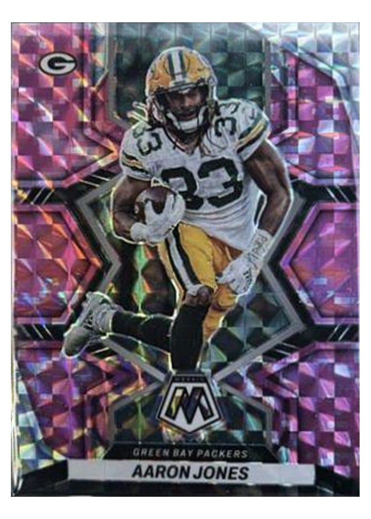 2022 Panini Mosaic Base Set Aaron Jones #70 card
