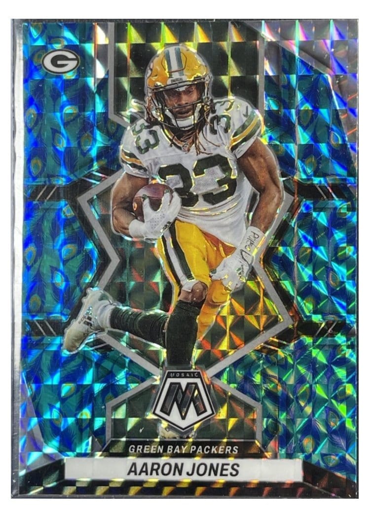 2022 Panini Mosaic Base Set Aaron Jones #70 card