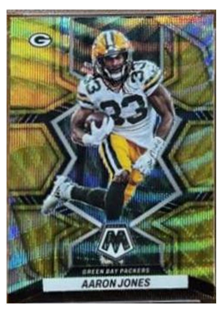 2022 Panini Mosaic Base Set Aaron Jones #70 card