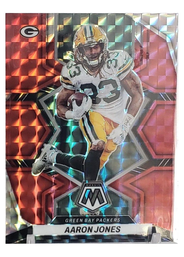 2022 Panini Mosaic Base Set Aaron Jones #70 card