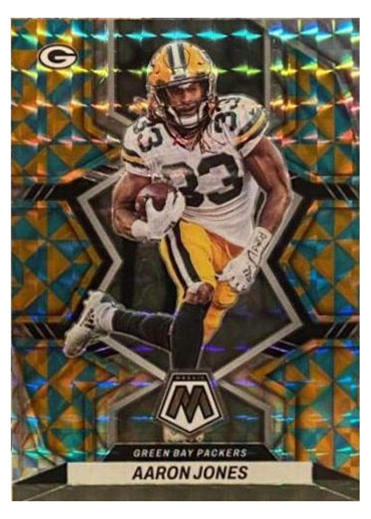 2022 Panini Mosaic Base Set Aaron Jones #70 card