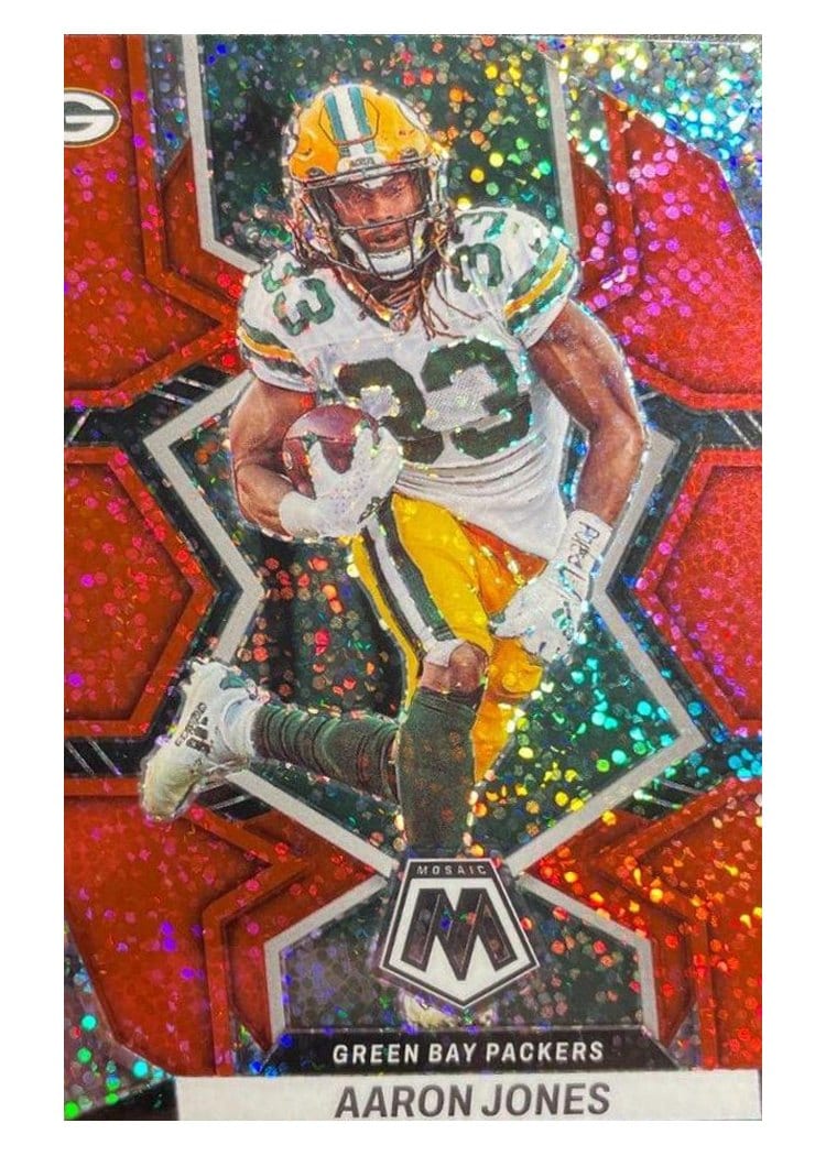 2022 Panini Mosaic Base Set Aaron Jones #70 card