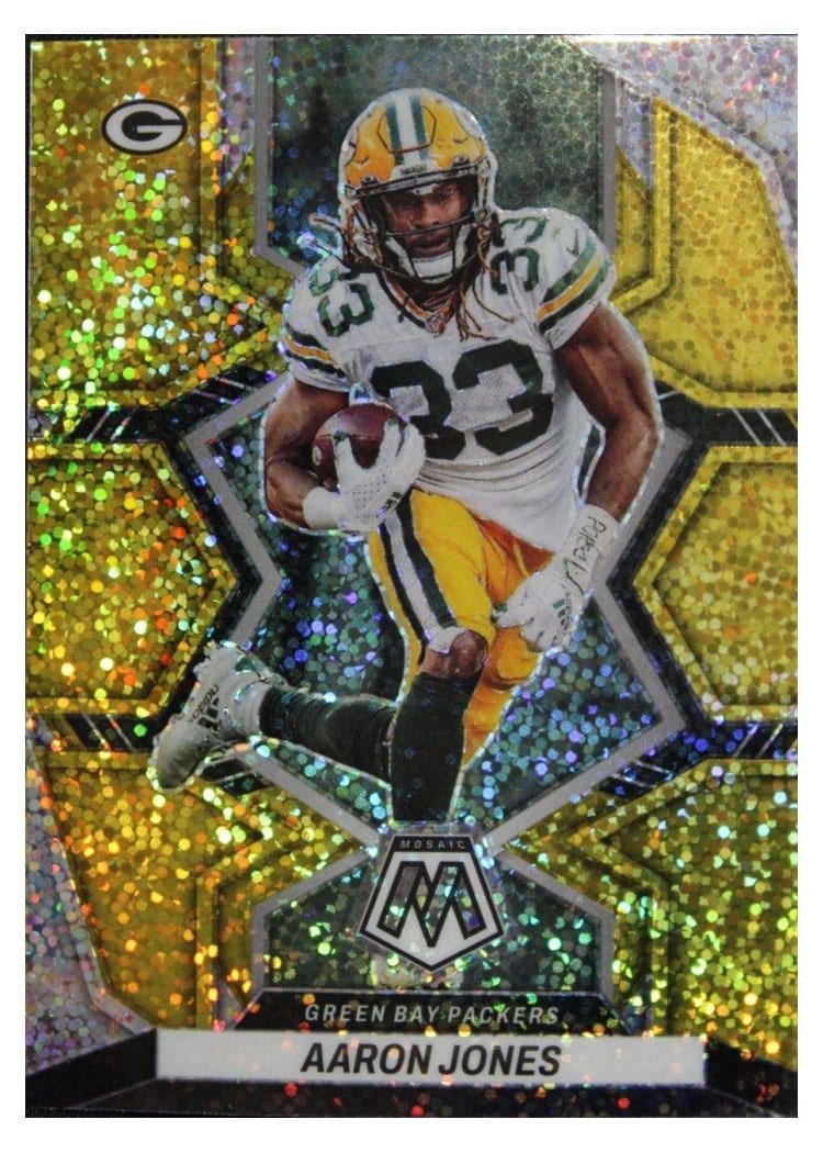2022 Panini Mosaic Base Set Aaron Jones #70 card
