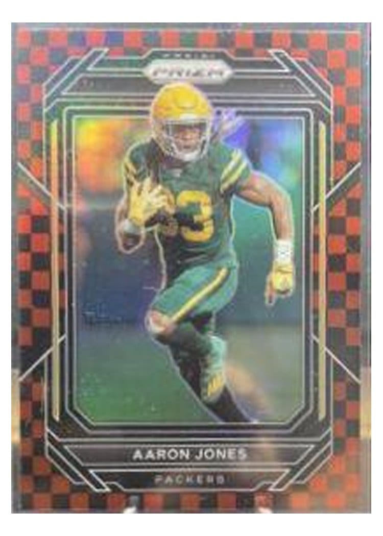 2022 Panini Prizm Base Set Aaron Jones #104 card