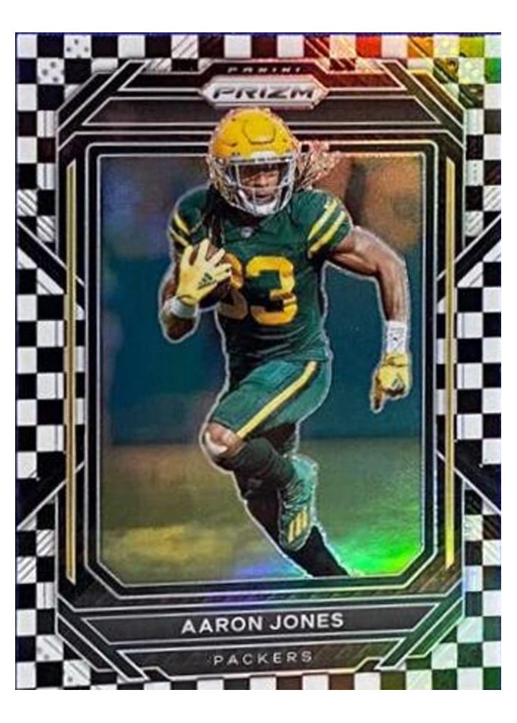 2022 Panini Prizm Base Set Aaron Jones #104 card