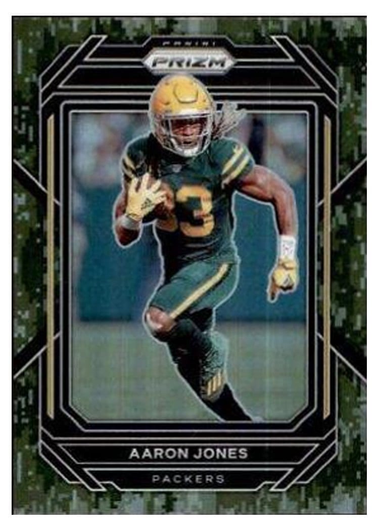2022 Panini Prizm Base Set Aaron Jones #104 card