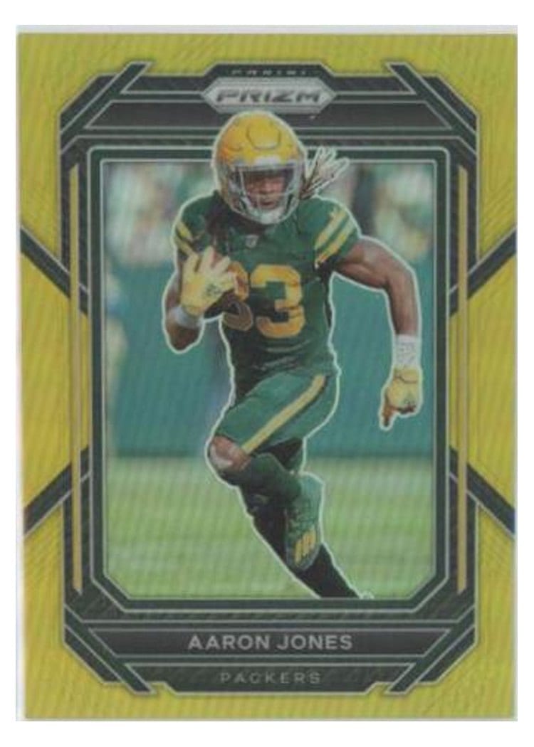2022 Panini Prizm Base Set Aaron Jones #104 card