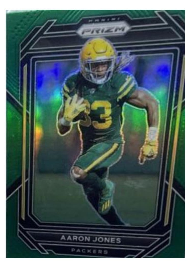 2022 Panini Prizm Base Set Aaron Jones #104 card