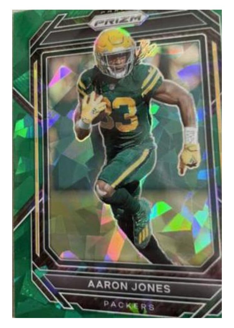 2022 Panini Prizm Base Set Aaron Jones #104 card