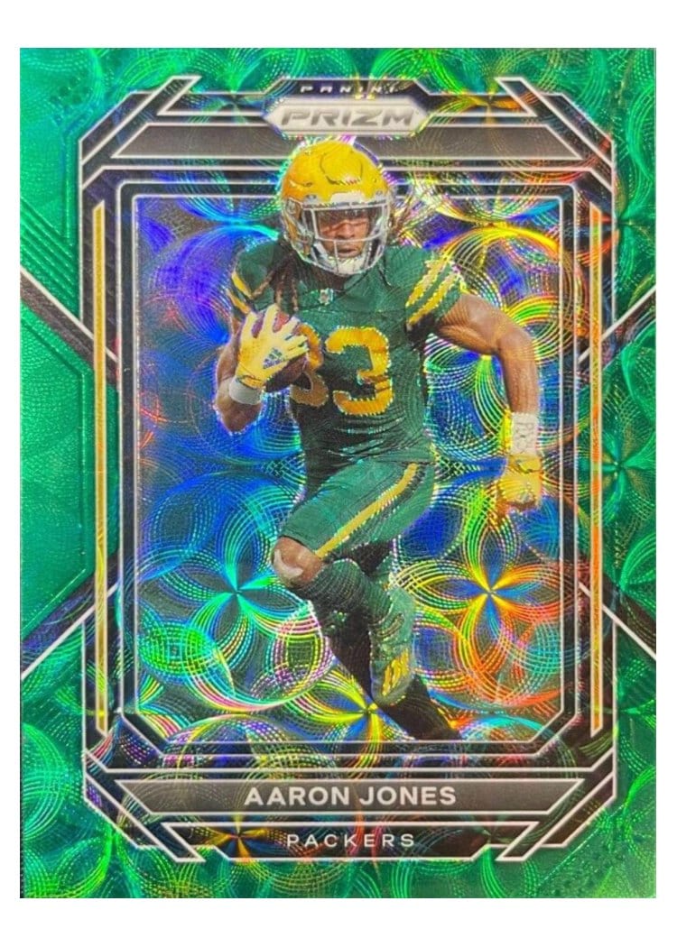 2022 Panini Prizm Base Set Aaron Jones #104 card