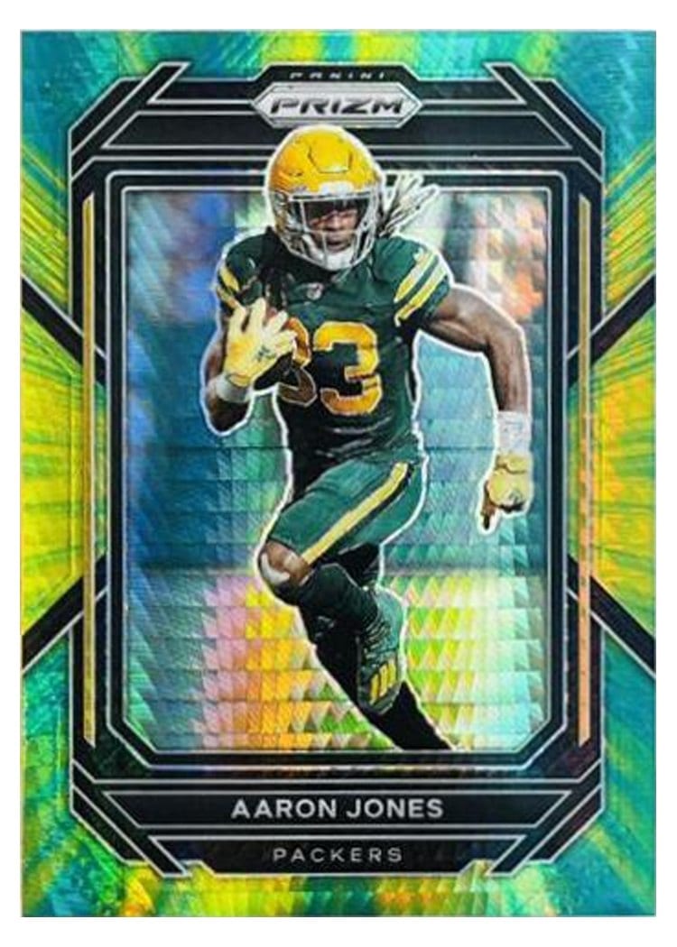 2022 Panini Prizm Base Set Aaron Jones #104 card