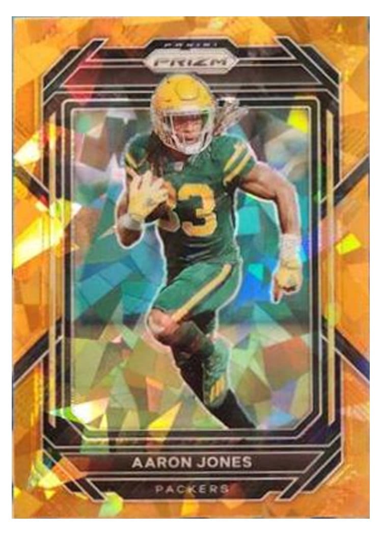 2022 Panini Prizm Base Set Aaron Jones #104 card
