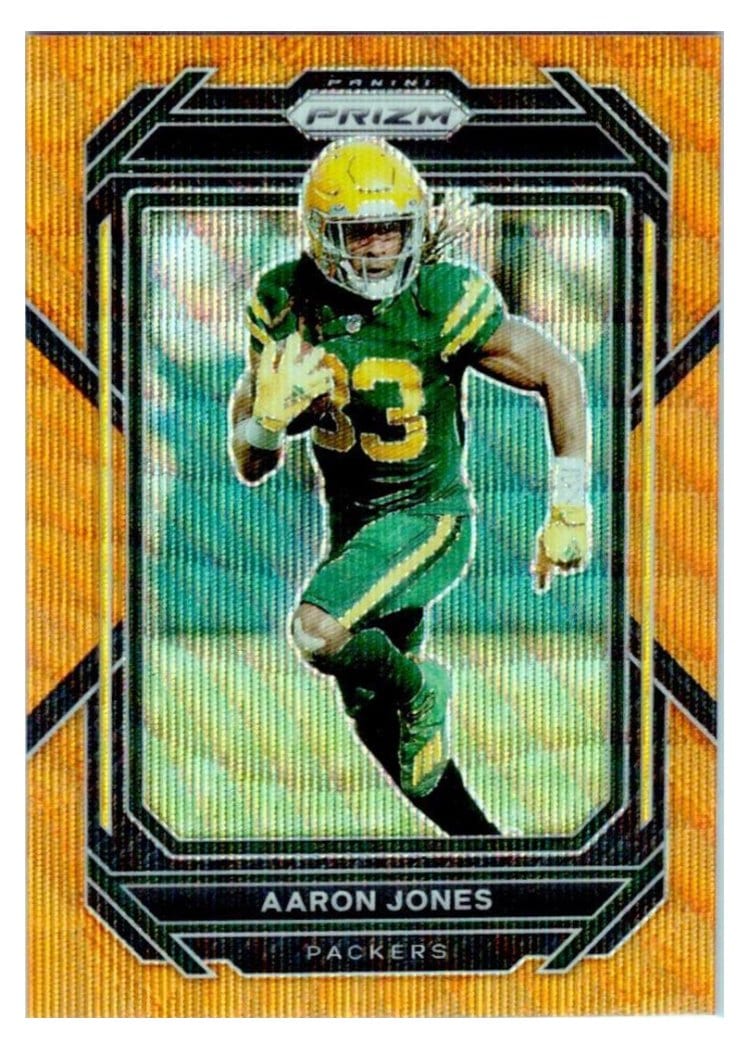2022 Panini Prizm Base Set Aaron Jones #104 card