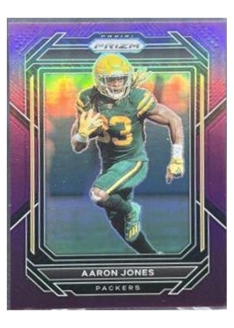 2022 Panini Prizm Base Set Aaron Jones #104 card