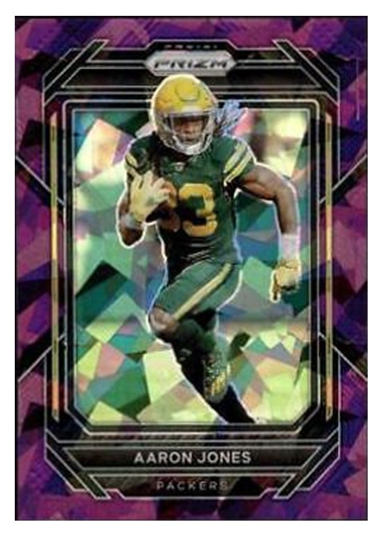 2022 Panini Prizm Base Set Aaron Jones #104 card