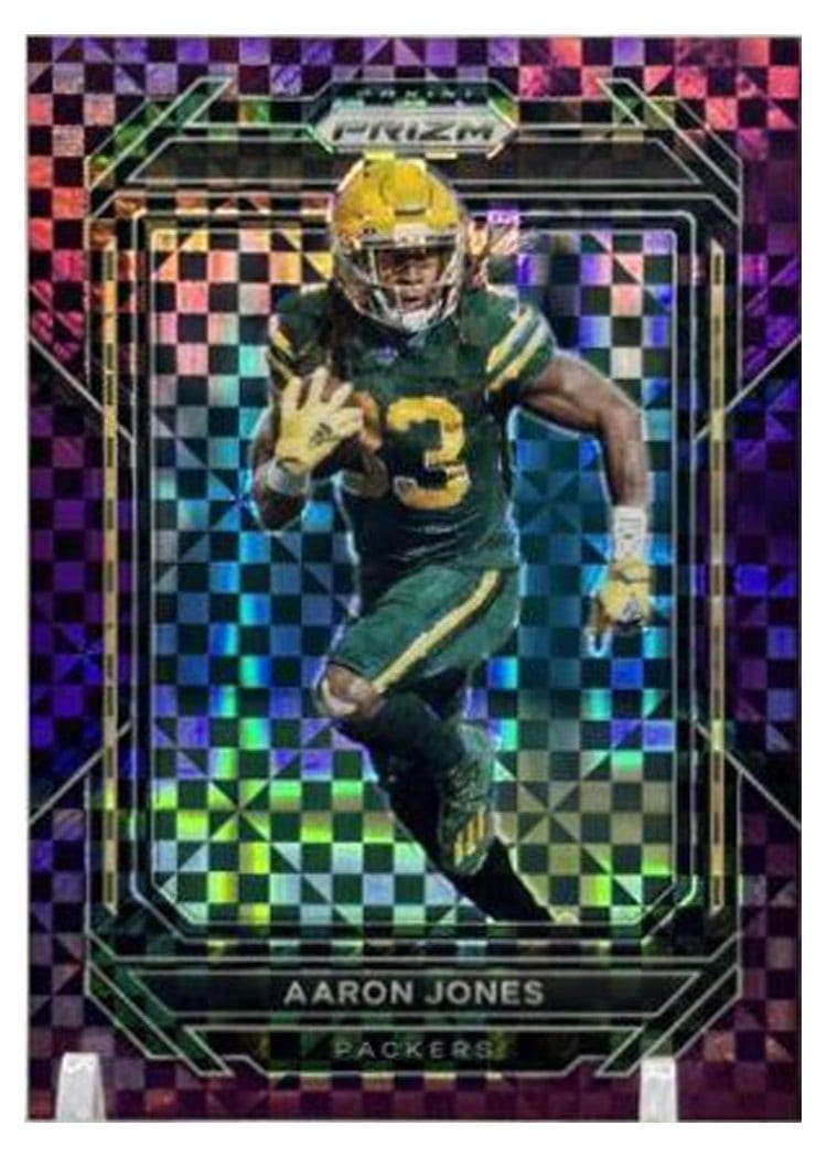 2022 Panini Prizm Base Set Aaron Jones #104 card