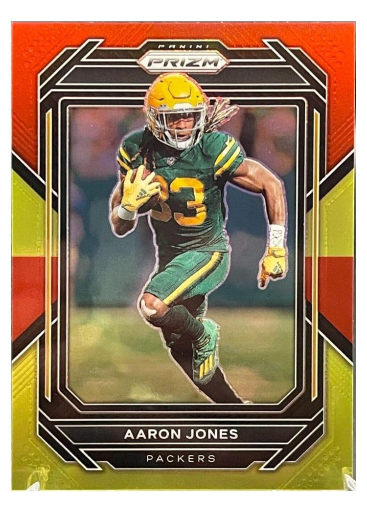 2022 Panini Prizm Base Set Aaron Jones #104 card