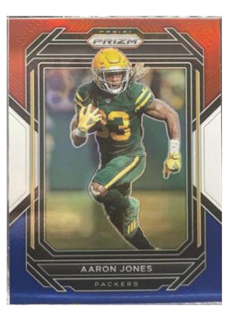 2022 Panini Prizm Base Set Aaron Jones #104 card