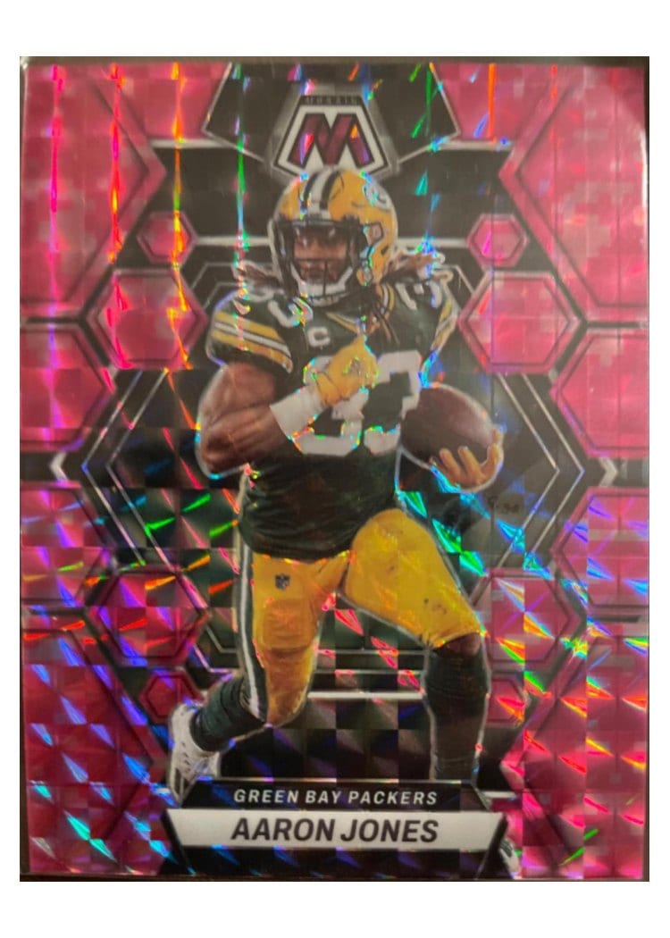 2023 Panini Mosaic Base Set Aaron Jones #85 card