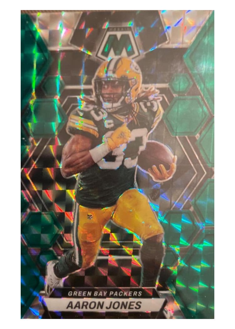 2023 Panini Mosaic Base Set Aaron Jones #85 card