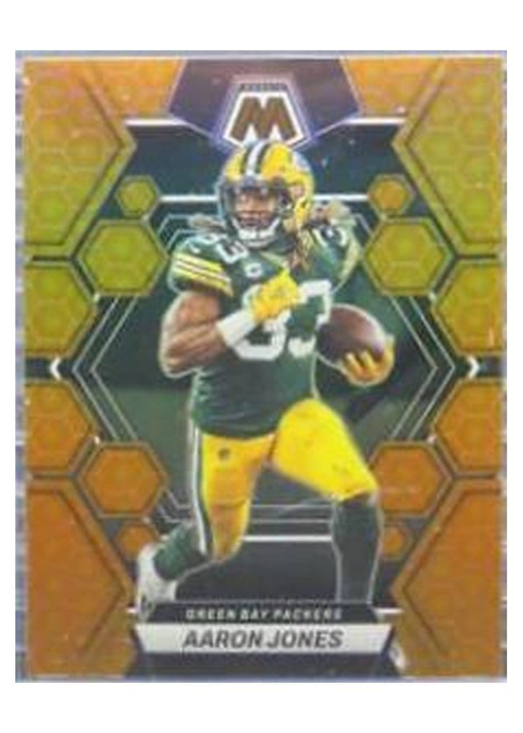 2023 Panini Mosaic Base Set Aaron Jones Honeycomb #85 card
