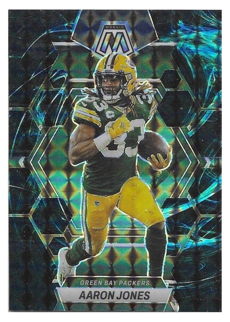 2023 Panini Mosaic Base Set Aaron Jones #85 card