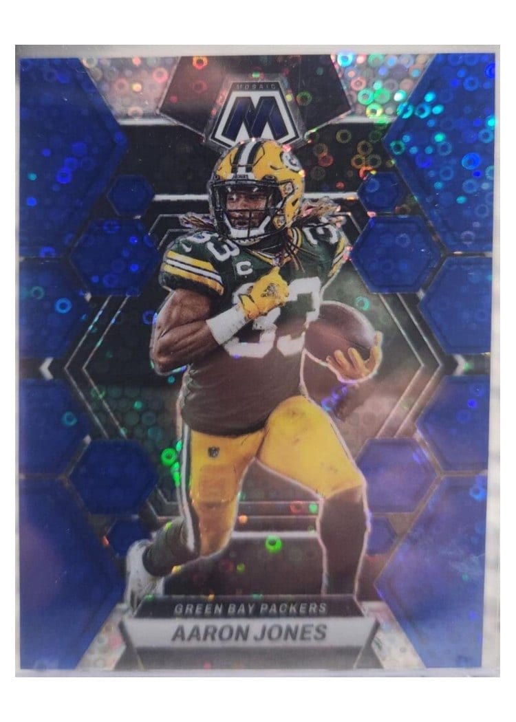 2023 Panini Mosaic Base Set Aaron Jones #85 card
