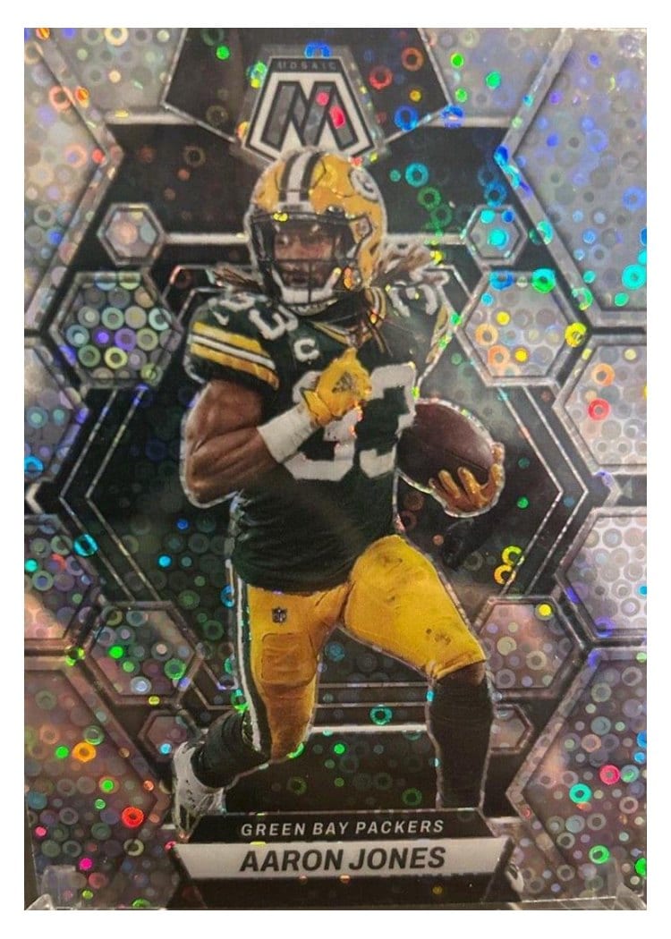 2023 Panini Mosaic Base Set Aaron Jones #85 card