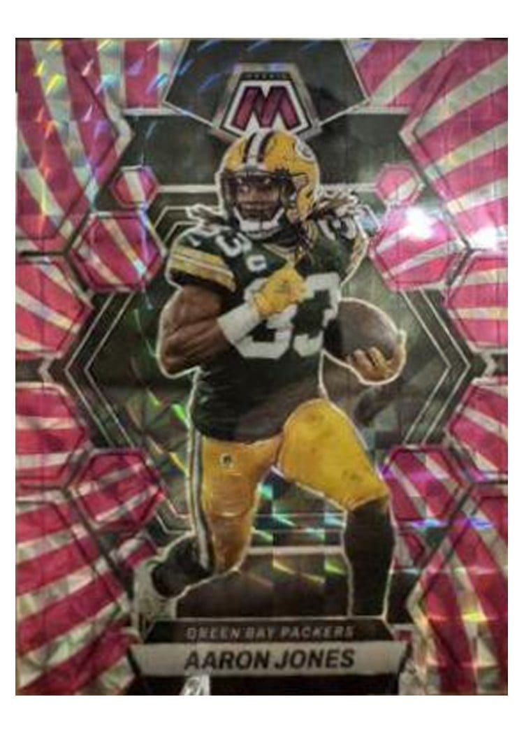 2023 Panini Mosaic Base Set Aaron Jones #85 card
