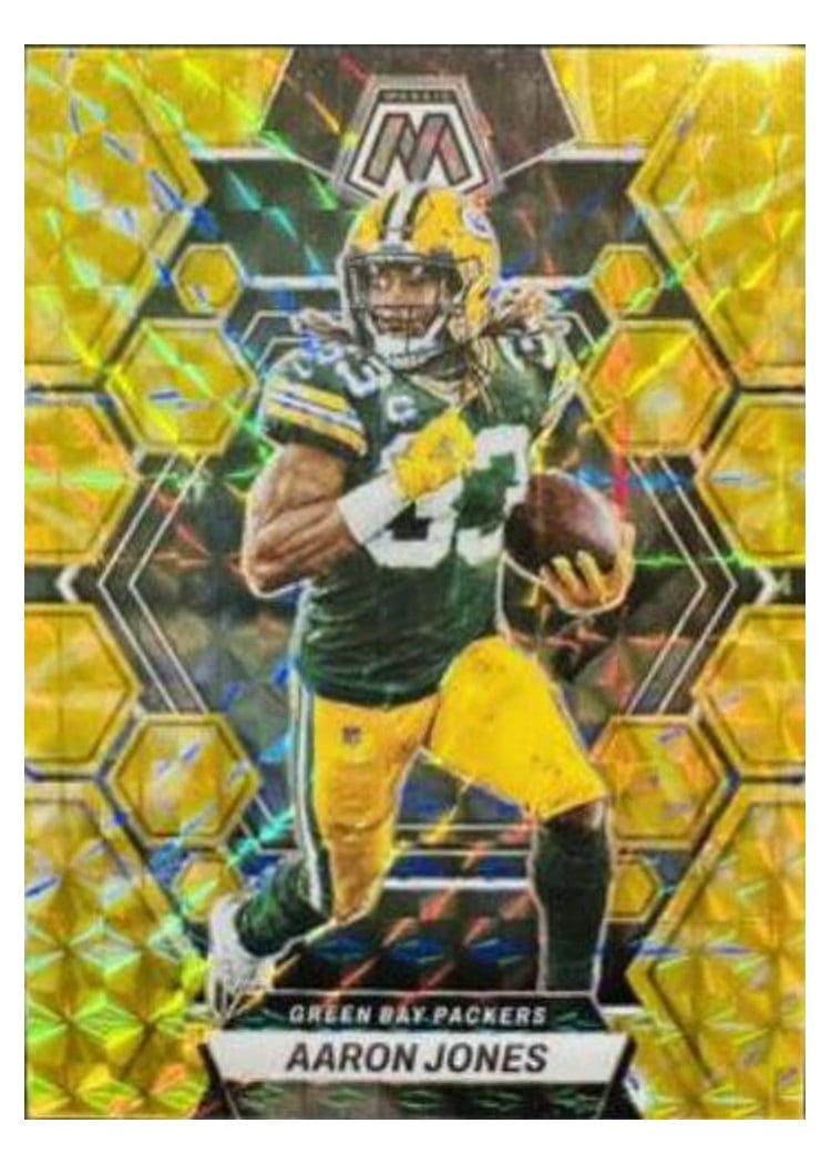 2023 Panini Mosaic Base Set Aaron Jones #85 card