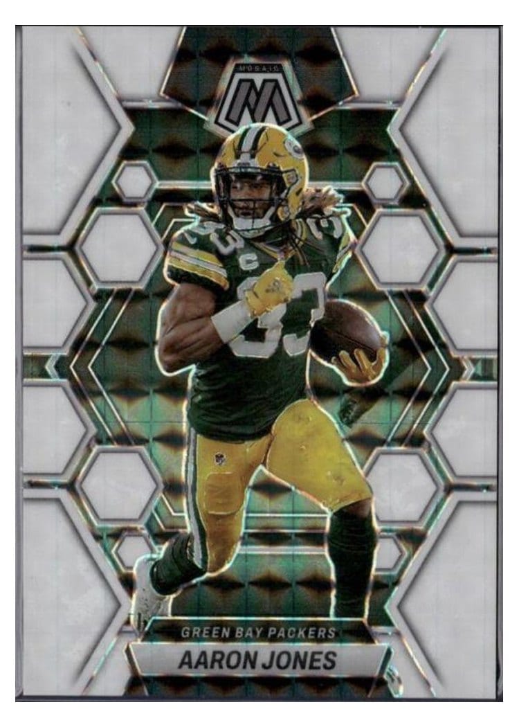 2023 Panini Mosaic Base Set Aaron Jones #85 card