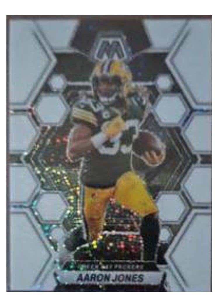2023 Panini Mosaic Base Set Aaron Jones #85 card