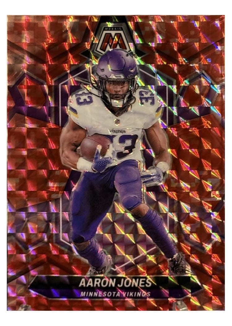 2024 Panini Mosaic Base Set Aaron Jones #142 card