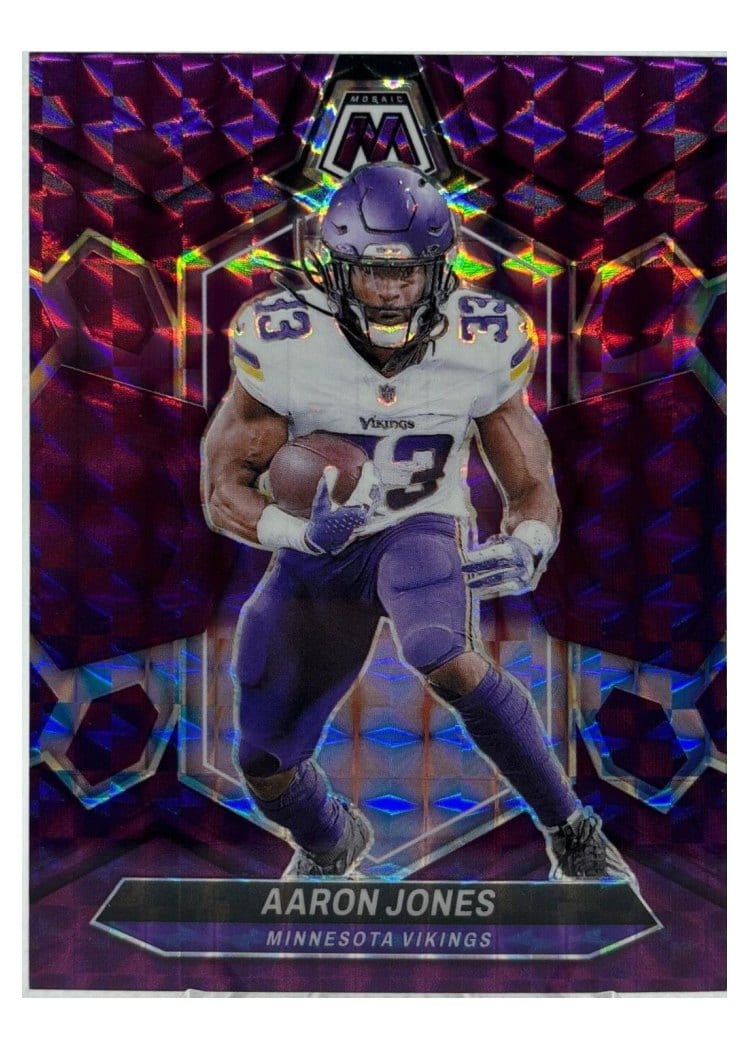 2024 Panini Mosaic Base Set Aaron Jones #142 card