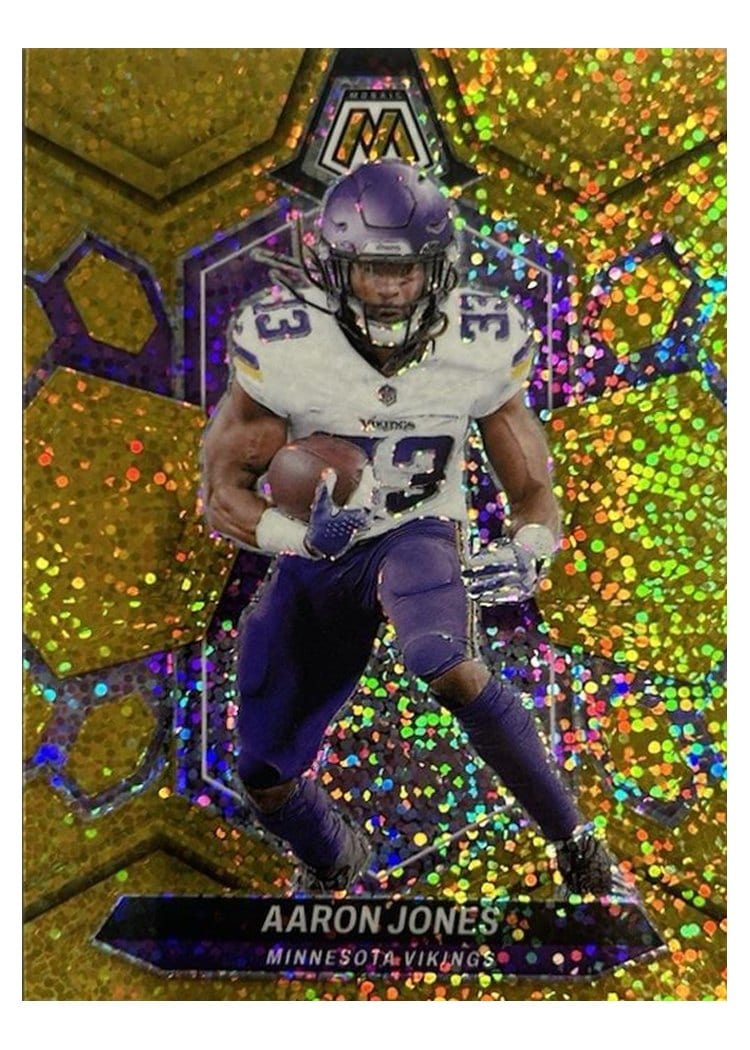 2024 Panini Mosaic Base Set Aaron Jones #142 card