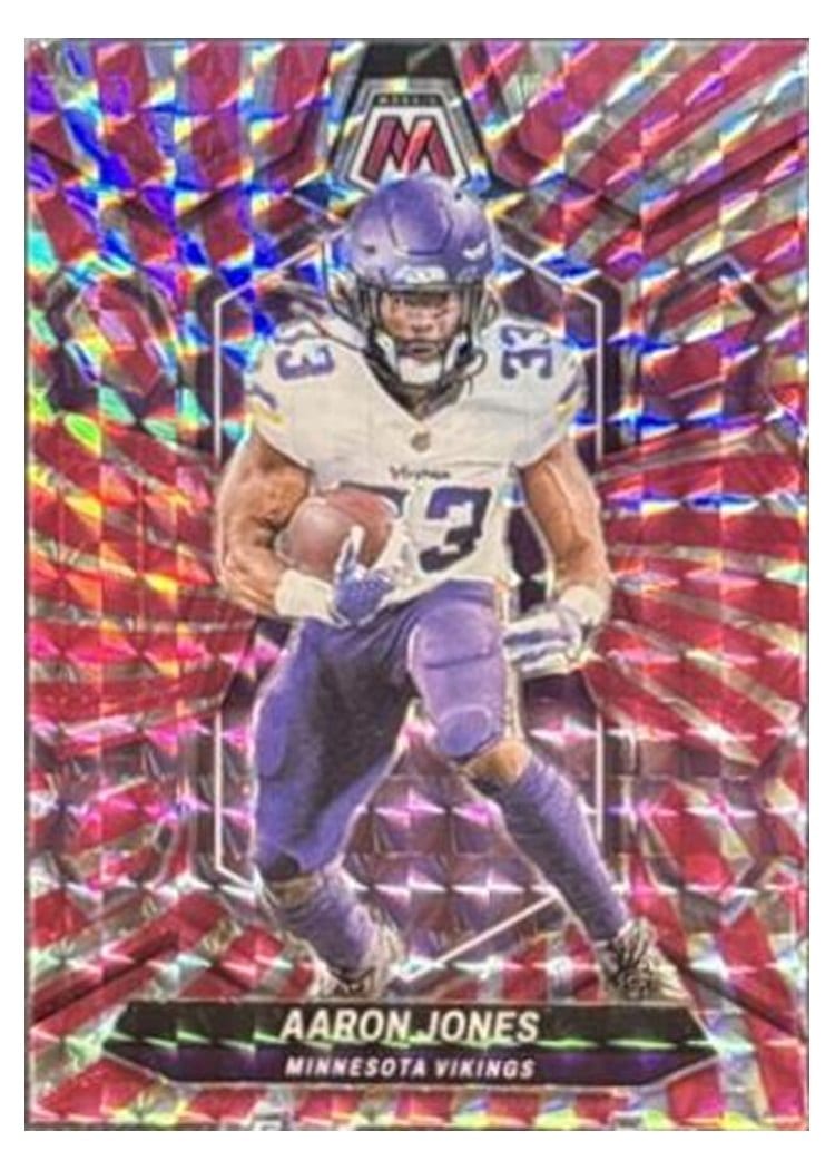 2024 Panini Mosaic Base Set Aaron Jones #142 card