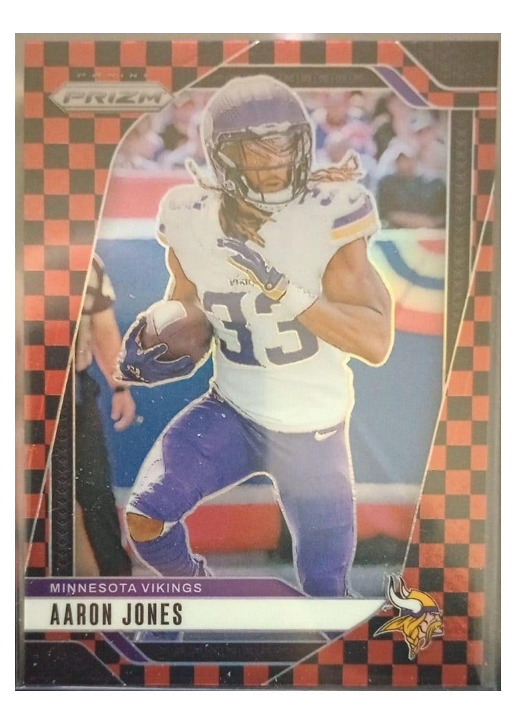 2024 Panini Prizm Base Set Aaron Jones #186 card