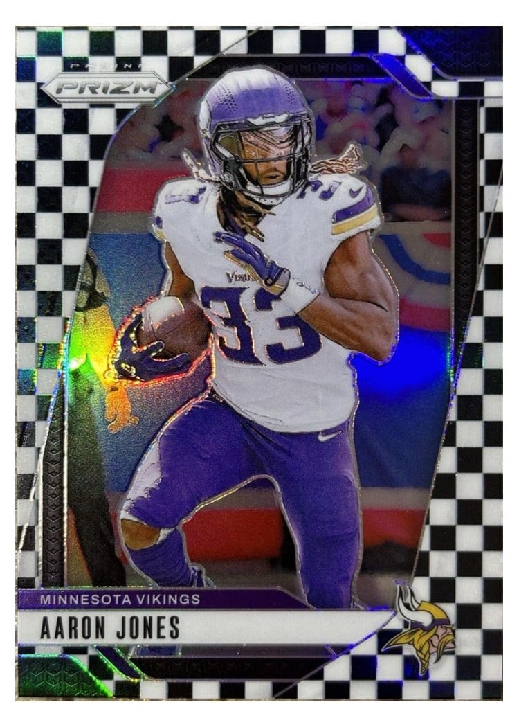 2024 Panini Prizm Base Set Aaron Jones #186 card