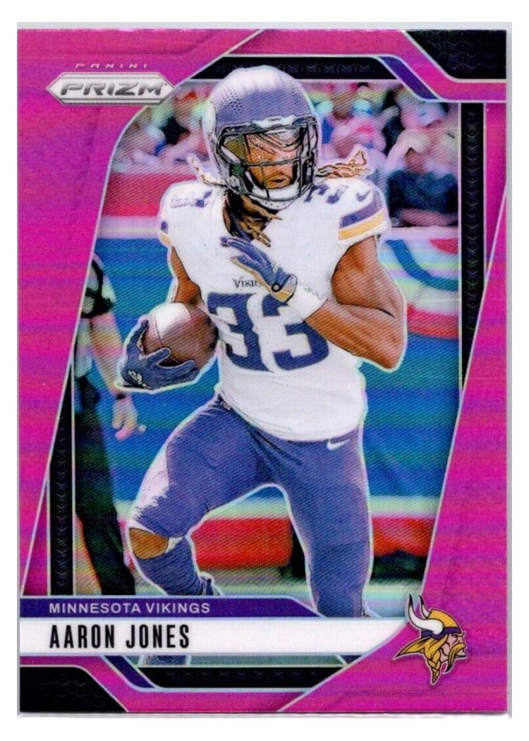 2024 Panini Prizm Base Set Aaron Jones #186 card
