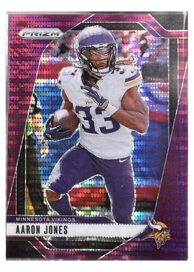 2024 Panini Prizm Base Set Aaron Jones #186 card