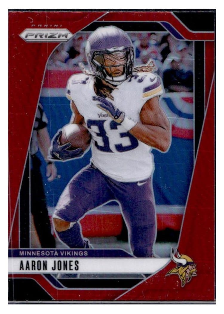 2024 Panini Prizm Base Set Aaron Jones #186 card