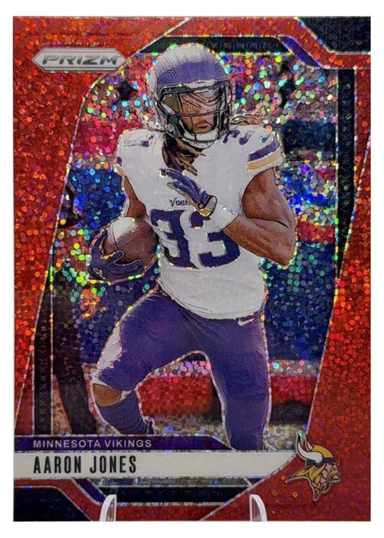 2024 Panini Prizm Base Set Aaron Jones #186 card