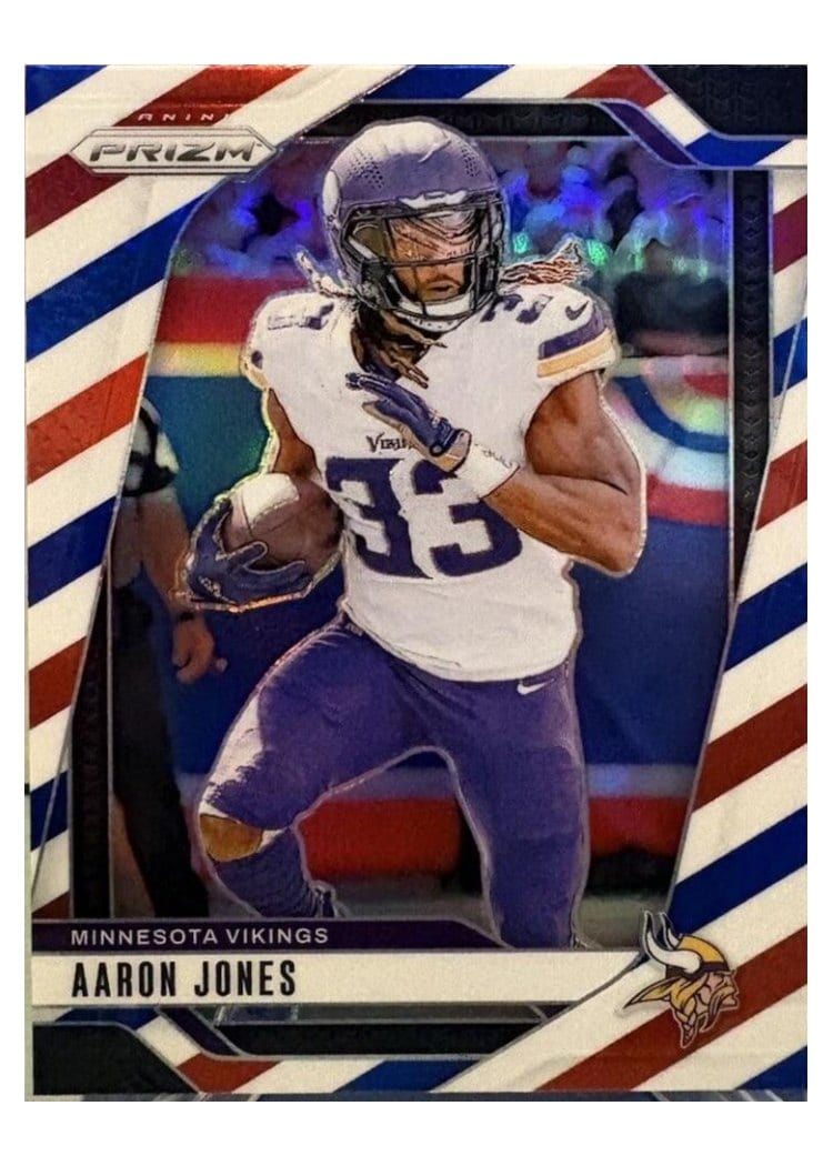 2024 Panini Prizm Base Set Aaron Jones #186 card
