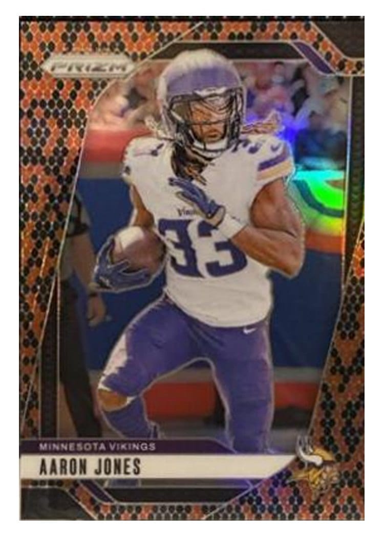 2024 Panini Prizm Base Set Aaron Jones #186 card