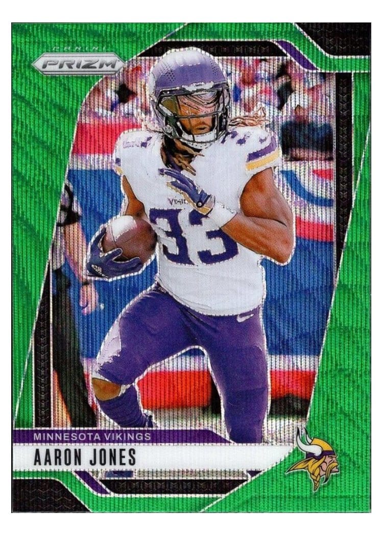 2024 Panini Prizm Base Set Aaron Jones #186 card
