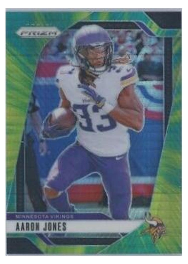 2024 Panini Prizm Base Set Aaron Jones #186 card