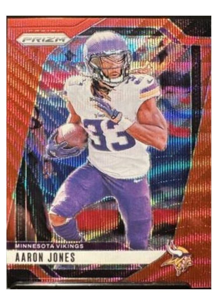 2024 Panini Prizm Base Set Aaron Jones #186 card